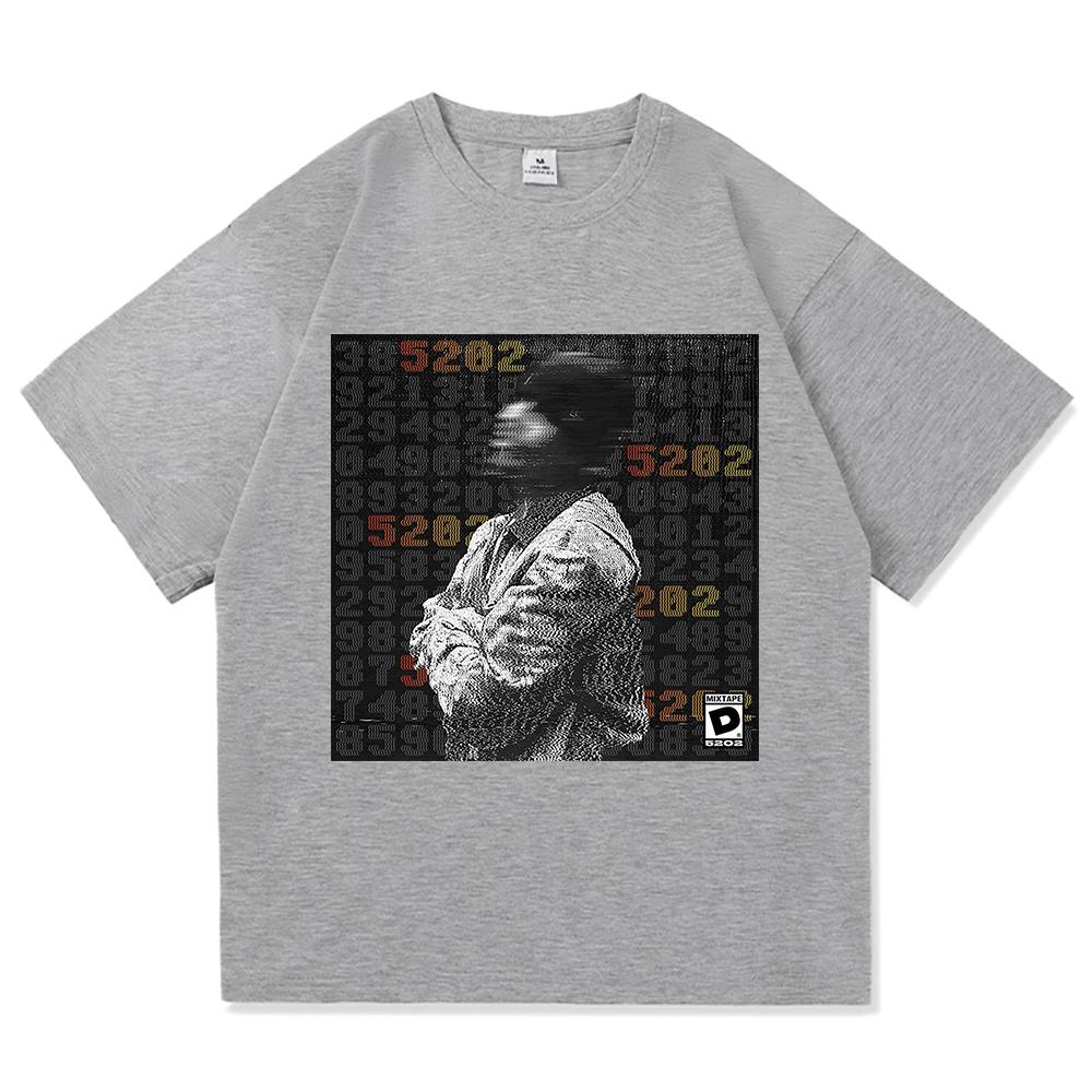 Duki 5202 MIXTAPE T Shirt 2025 New Album Retro Fashion Men/women Clothing Vintage Harajuku High Quality Clothes Cotton Tshirts