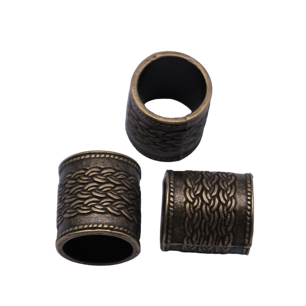 Tribal Pattern Tube Beads Charms Braided Spacer Beading For Jewelry Materials