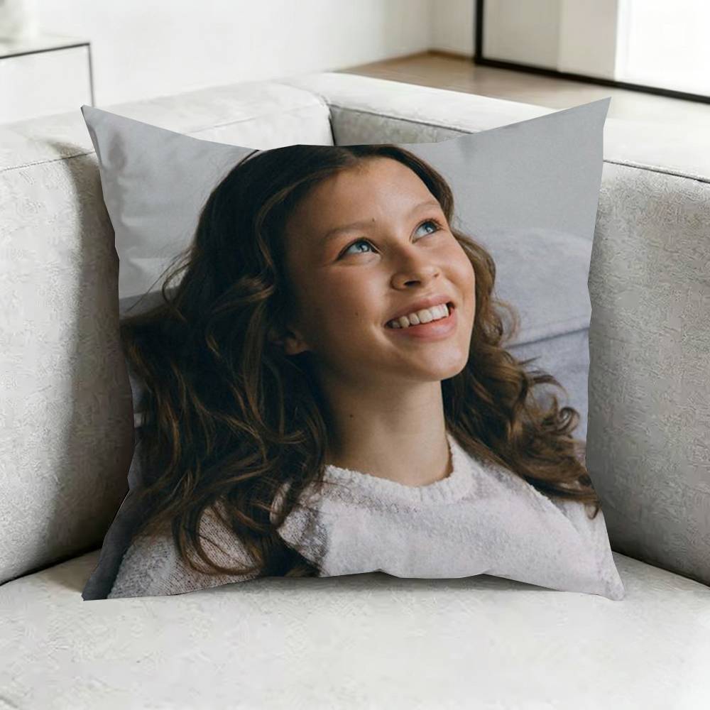 AnnaA Anka PPeresild Square DoubleSided printed Pillow Case Bedroom Bedside Pillow Sofa Cushion Cover Gift