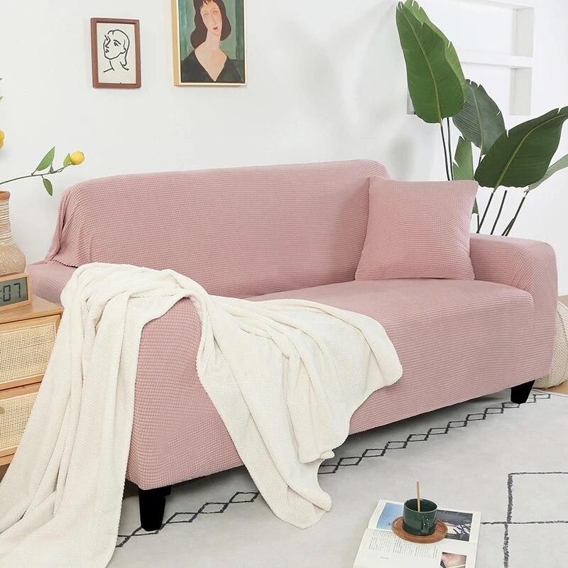 1/2/3/4 Seater Elastic Sofa Covers Stretch L-Shaped Corner Sofa Cover Anti-dirty Plaid Armchair Sofa Covers For Living Room Home
