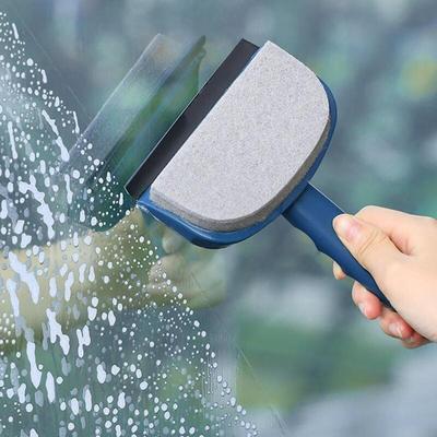 Multipurpose Glass Cleaning Sponge Scraper Blue [WD11E06]