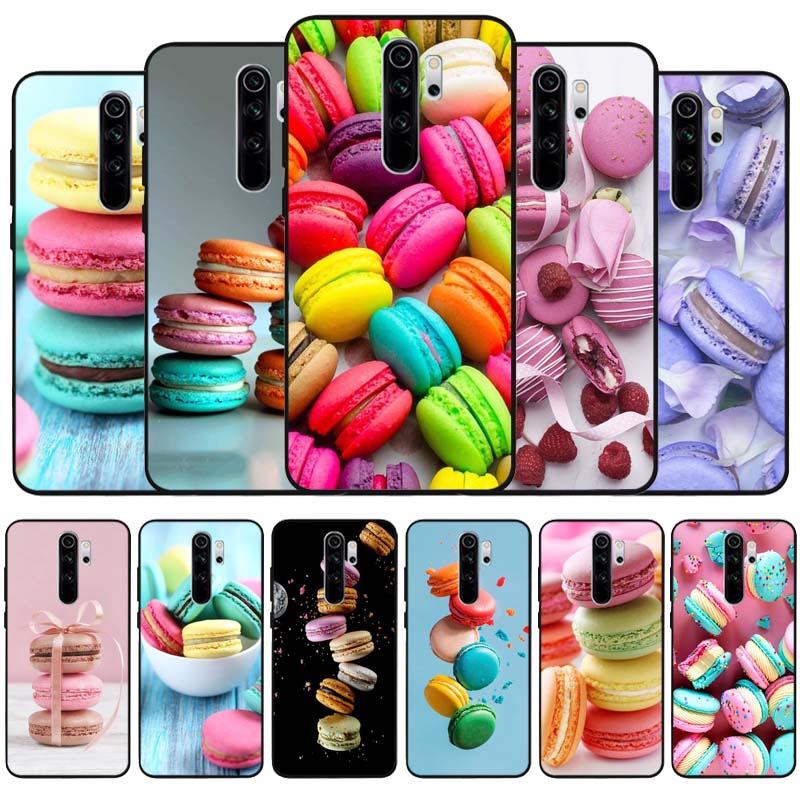 

Черный силиконовый чехол для телефона Macaron для Redmi note 8 7 Pro S 8T для redmi 9 7A, чехол Redmi 4A