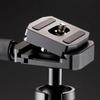 Velbon Base de Panorâmica 37mm Trava do Quadro Torque 471512 Cabeça de Tamanho Médio QHD-S5AS, Diâmetro, Sistema, Ajuste, Compatível com Arca-Swiss, Alumínio,
