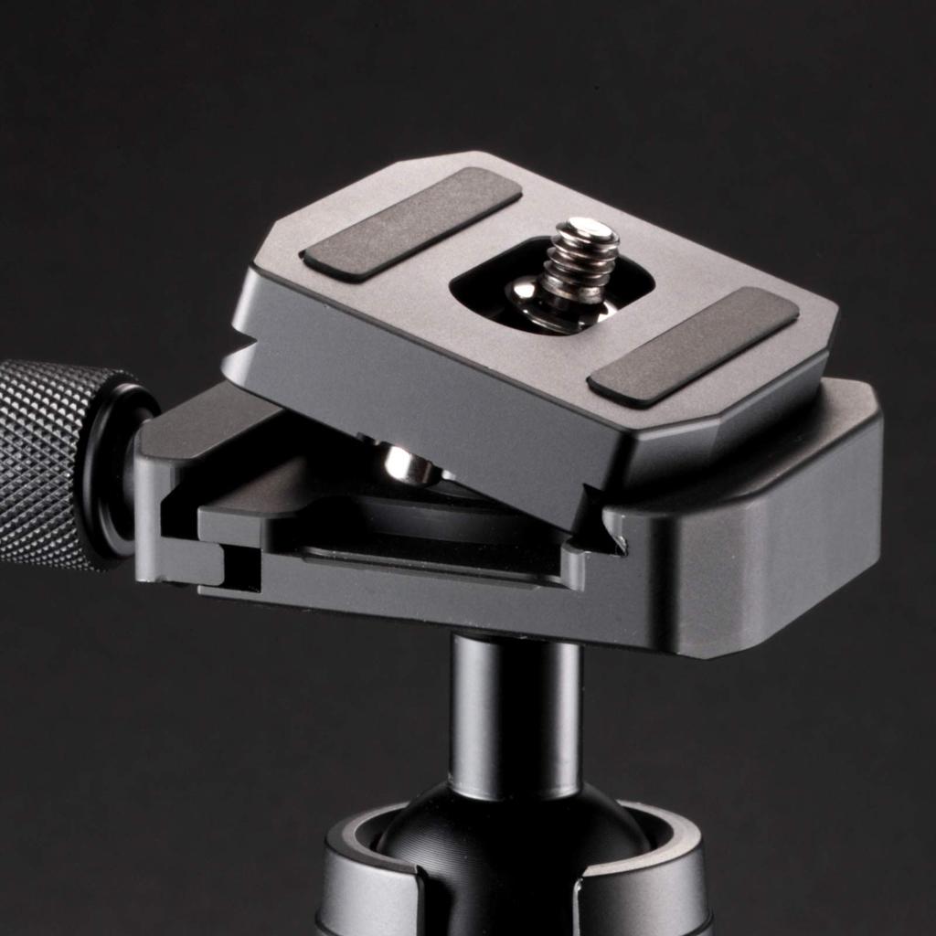 Velbon Base de Panorâmica 37mm Trava do Quadro Torque 471512 Cabeça de Tamanho Médio QHD-S5AS, Diâmetro, Sistema, Ajuste, Compatível com Arca-Swiss, Alumínio,