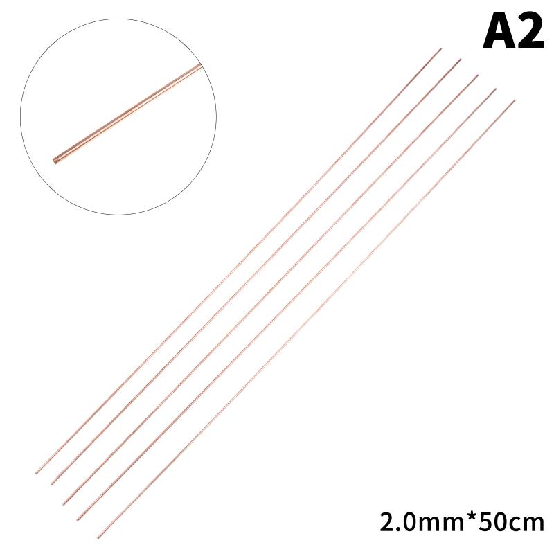 Phosphor Copper Welding Rod Heavy Duty Professional Grade 40cm 50cm Round Flat Electrode for Commercial Welding Operations