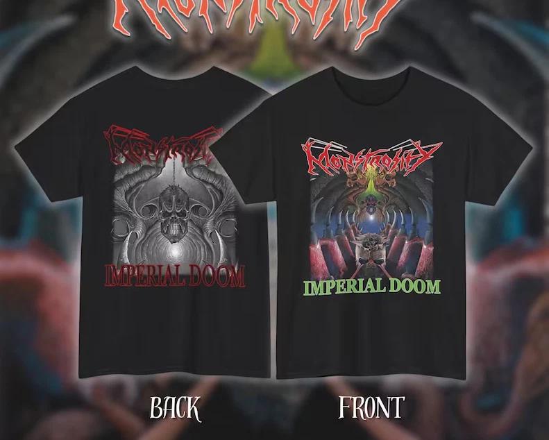 Monstrosity – Imperial Doom: Classic Heavy Cotton Unisex Death Metal Band S