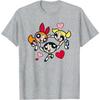 The Powerpuff Girls Mädchen Herz Kreis T-Shirt