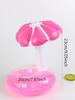 Mini Swimming Ring Lifebuoy For 30cm Dolls&1/6 BJD Doll Animals Pattern Inflatable Water Cup Holder Doll Accessories,Girls Toy