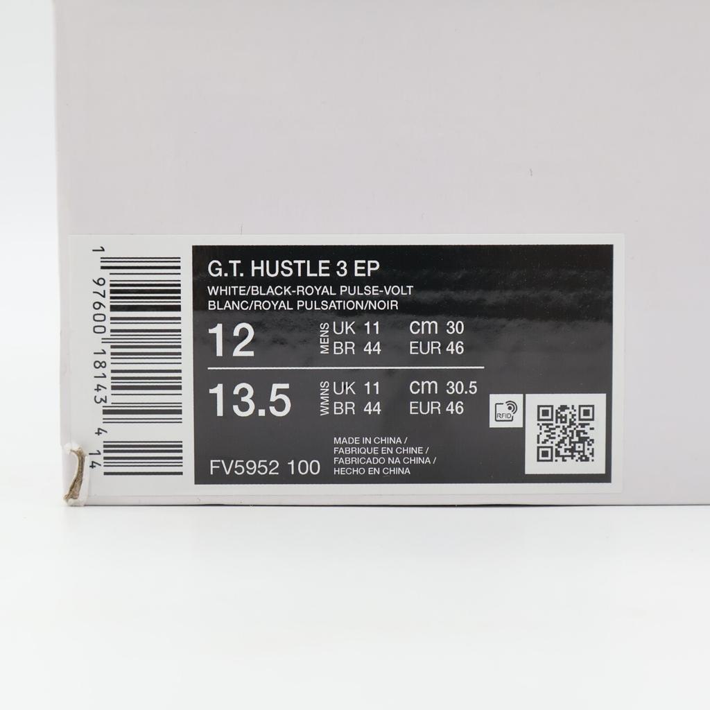 FV5952-100 Nike GT Hustle 3 White Royal Pulse Volt Black (FV5953-100) (Men's)