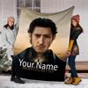 Custom Name The Count of Monte Cristo Theme Printed Blanket - Perfect for Couch, Bed, Travel & Outdoor Use | Machine Washable, Cozy & Durable.