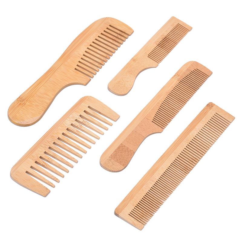 Portable Bamboo Comb for Hotel & Home - Perfect for Girls, Travel & Custom Use