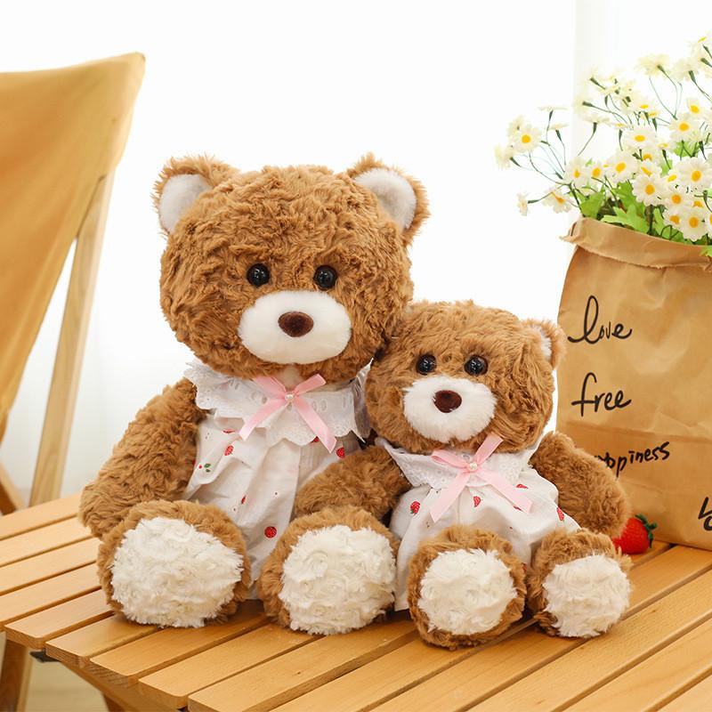 Plush Teddy Bear Toy Stuffed Animal Doll Cartoon Decorations Kids Cute Gift