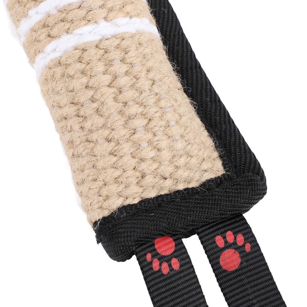 Thick Linen Fabric Dog Bite Stick Cylindrical Shape Dog Training Bite Pad Bite Training