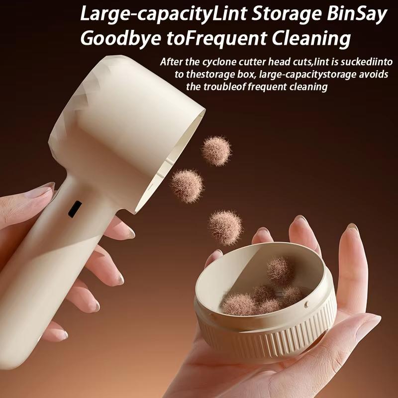 1PCS Lint Remover Electric USB Rechargeable Clothes Shaver De Bobbler Shaver with LED Display Adjustable 3 Speeds, 6-Leaf Blades