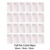 Empty Full Pan Half Pans Plastic Watercolor Paint Grid Painting Supplies Paint Palette Art Supplies
