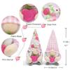 Peachs/Check Shaped Gnome Doll Lovely Holiday Decorations Festival Faceless Dwarfs Figurinees Rudolphs Ornament for Kids