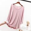 Spring and Summer Modal Loose Underlay Solid T Shirt Versatile Top