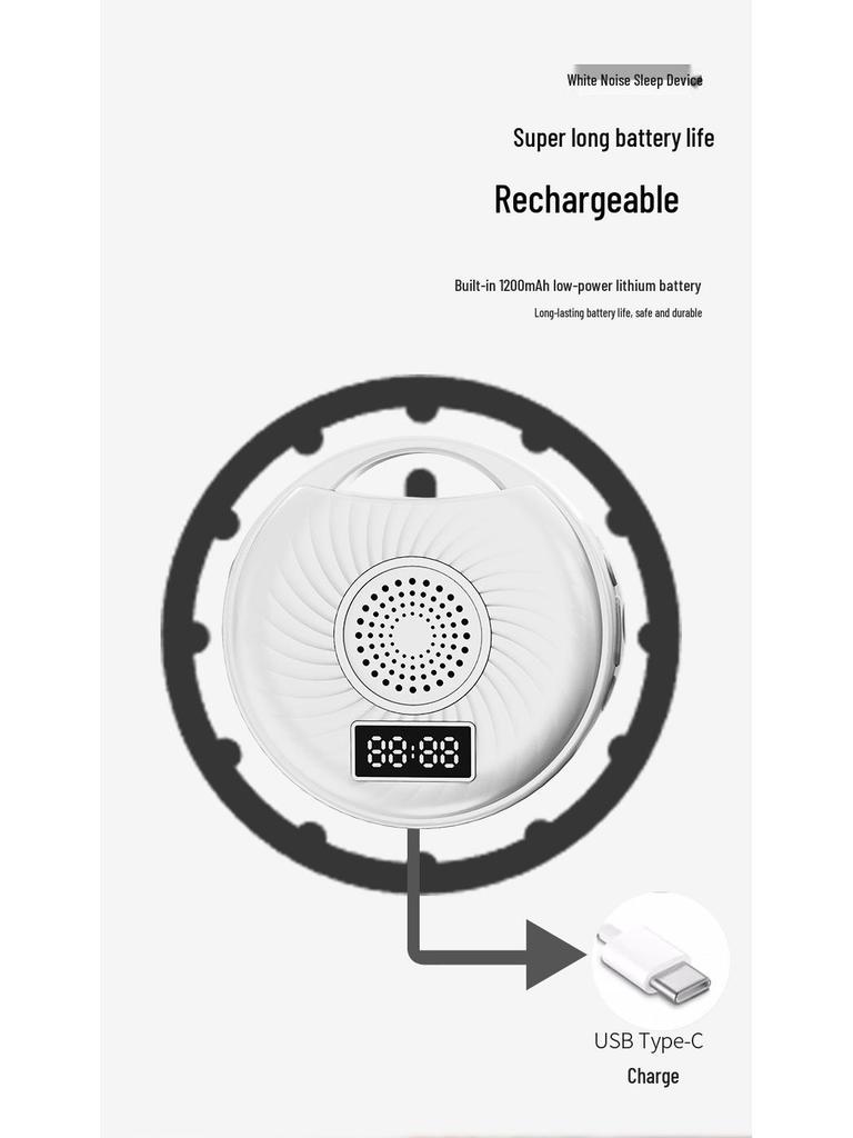 Multi-Functional Infant Sleep Device: Calming Music, White Noise, Anti-Fall, Durable