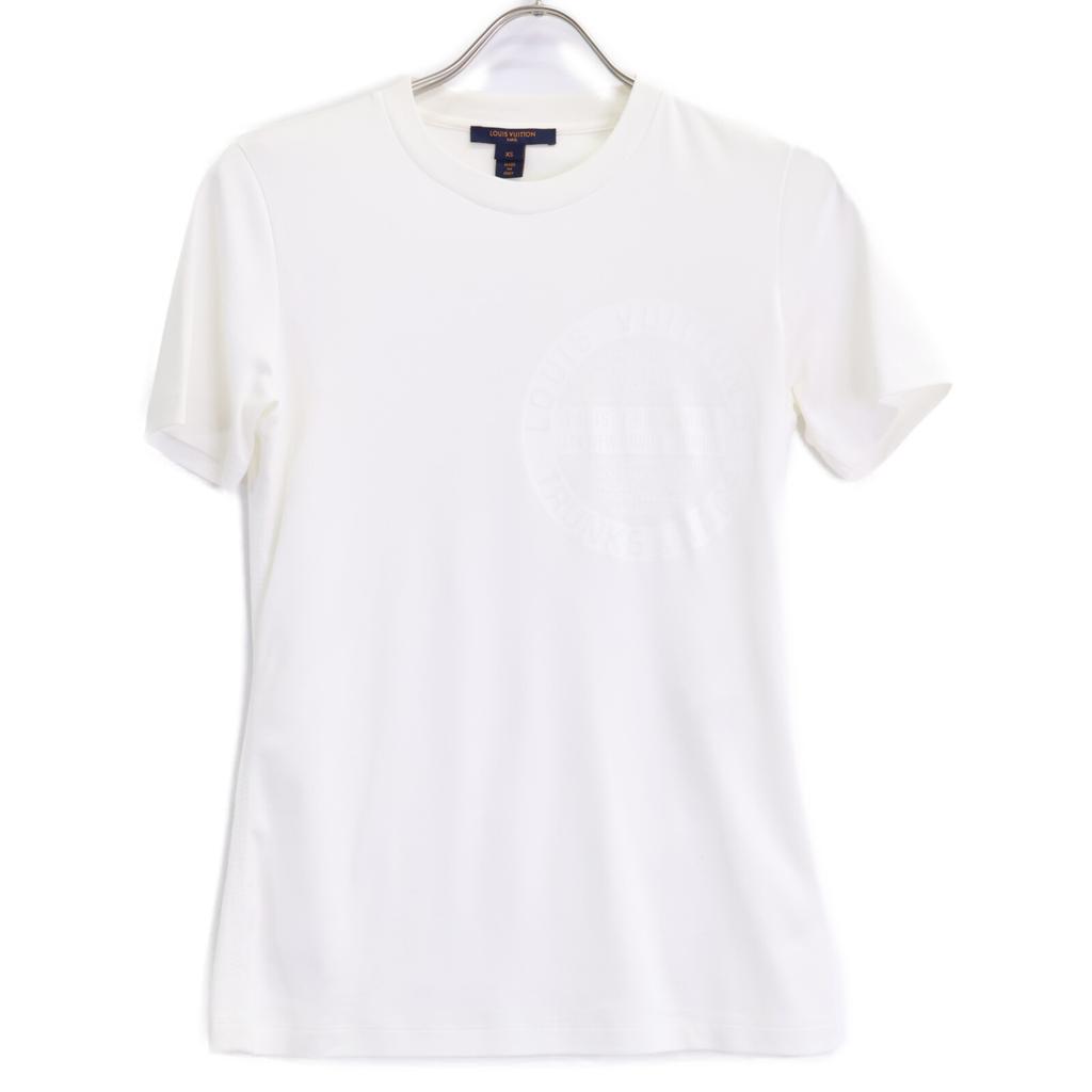 Louis Vuitton 2019 FGTS15 White LV Stamp T-shirt Tops XS whiteUsed