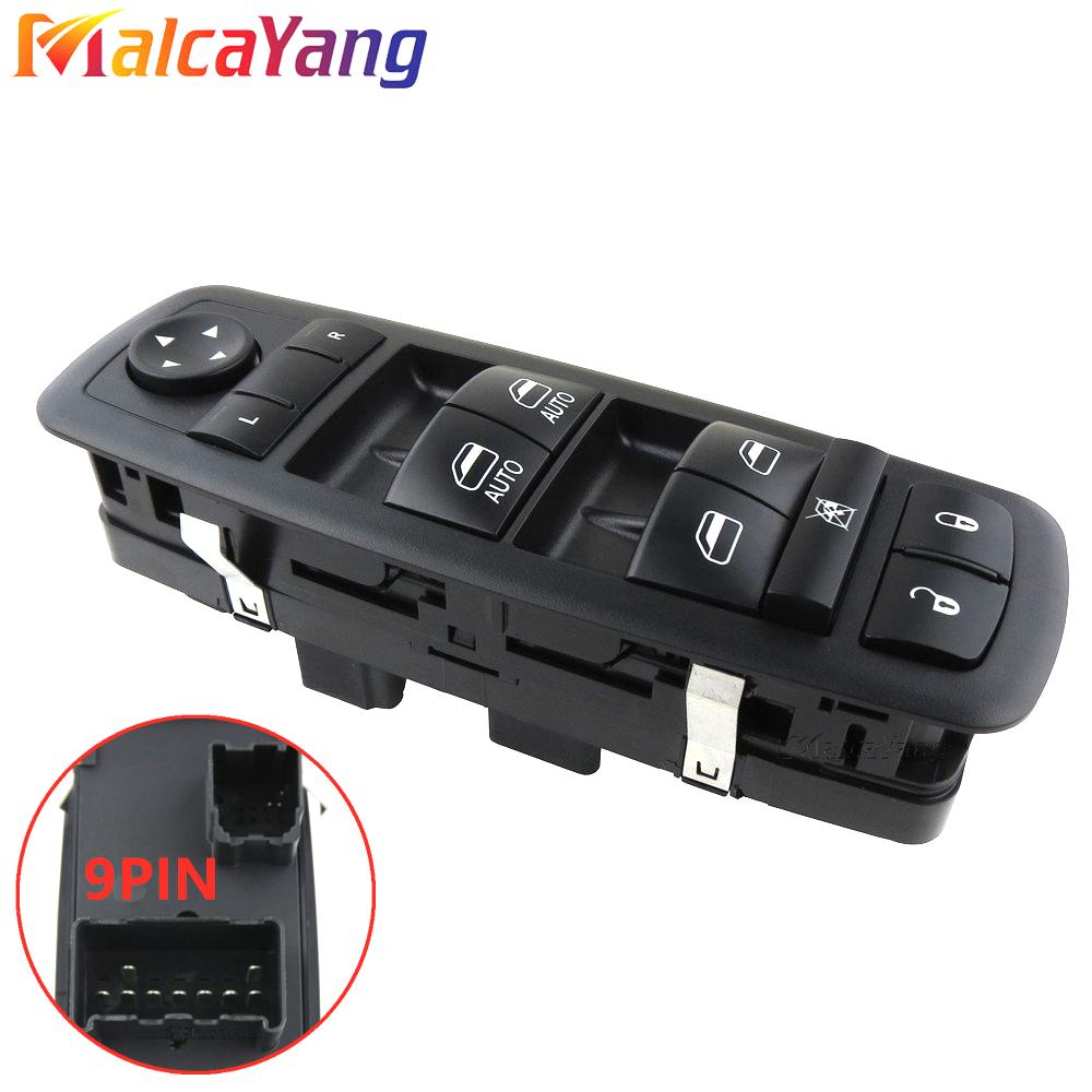 Driver Side Power Window Control Switch Button Auto Parts For Dodge Ram 1500 2500 3500 2009-2012 4602863AB 4602863AC 4602863AD 9 Pin