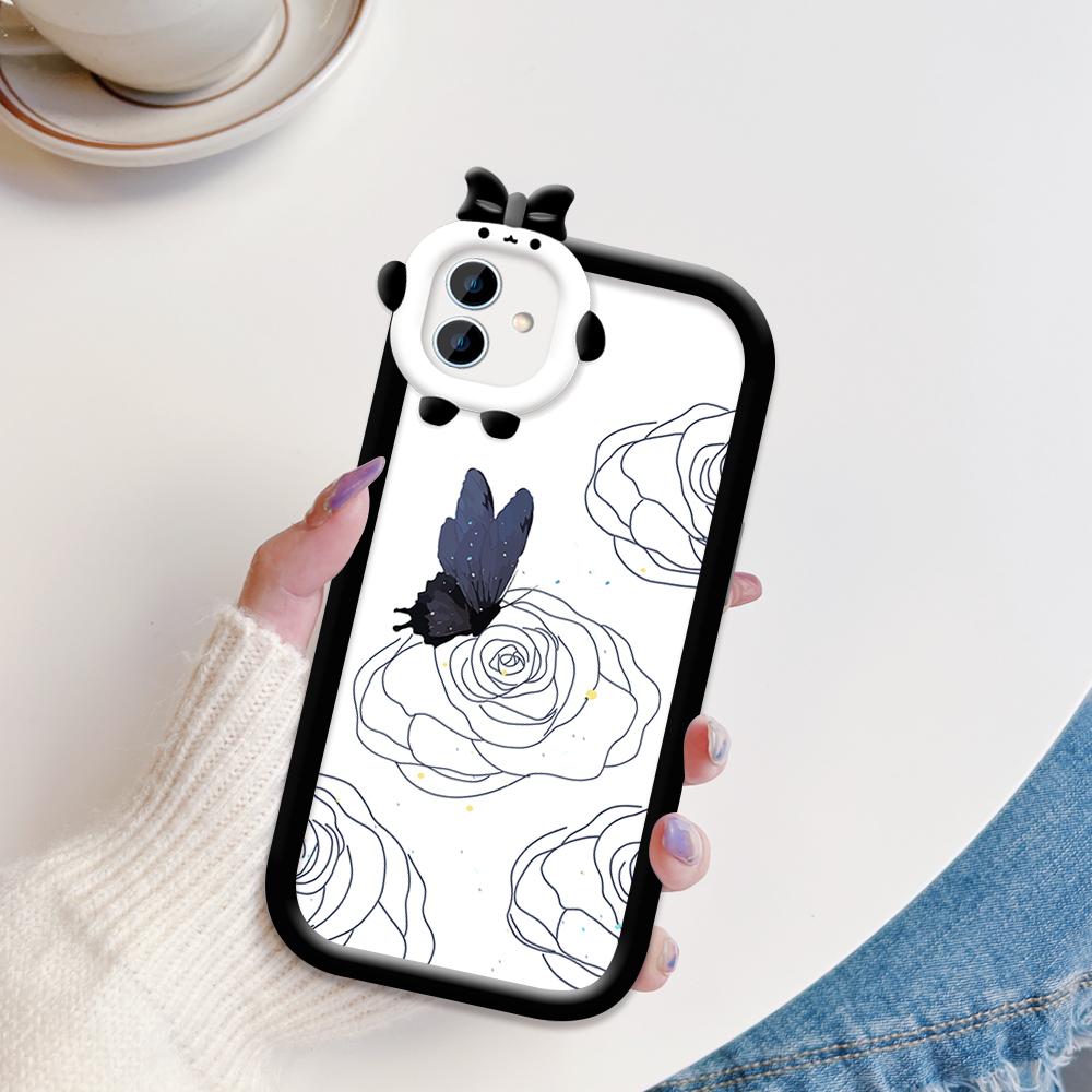 

М який захисний чохол для телефону з мультяшним візерунком із зображенням метелика для телефону з об єктивом-монстром для Samsung Samsung M13