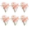 Cherry Blossom Flower Long Head Simulation Flower Diy Handmade Material Package Clothes Hat Jewelry Diy Material Special Supply