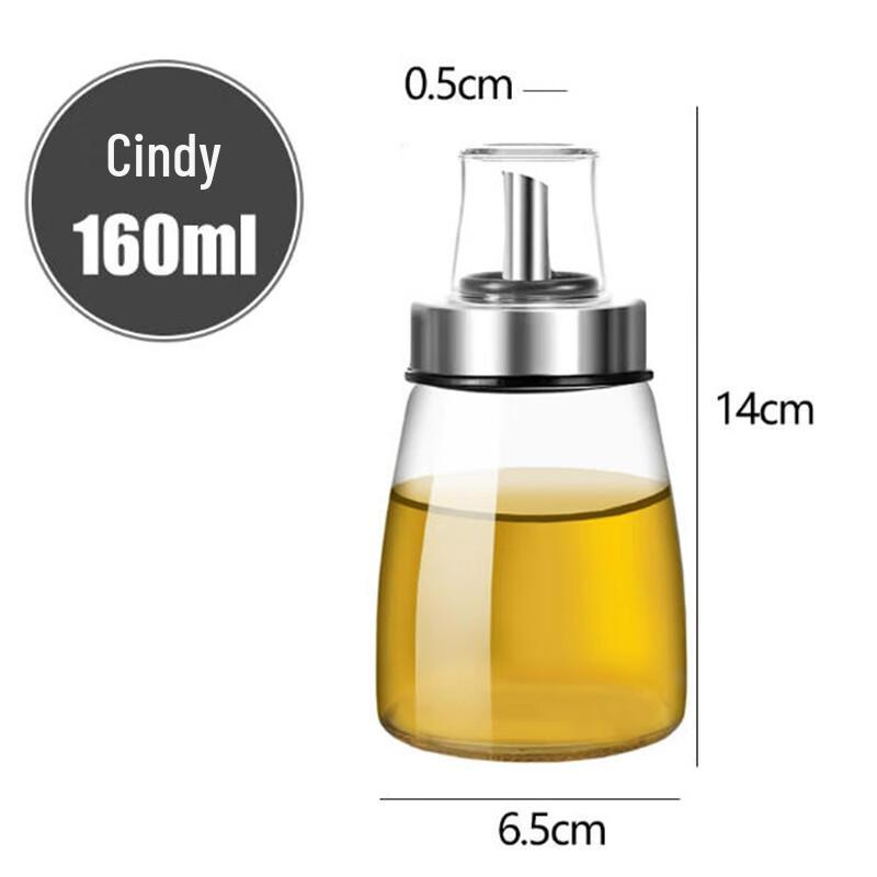 

Glass Oil and Sauce Dispenser Bottle