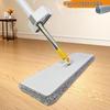 Large Absorbent Hands-Free Flat Mop: Easy One-Drag Cleaning, New Model with Thickened Head for Household Use