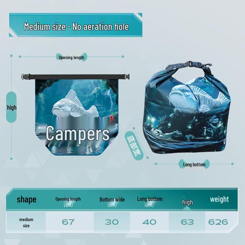 

Portable Thickened Live Fish Storage Bag
