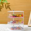 Korean Transparent Rotating Jewelry Storage Box for Hair Accessories, Earrings, Watches, and More