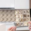 3D Mosaic Tile Sticker - Creative, Bright Film, DIY Wall & Floor Decor