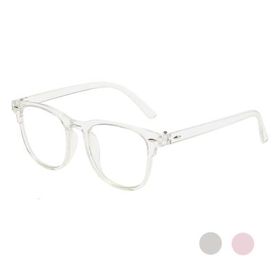 Blue Light Blocking Mirror Transparent Frame For Women