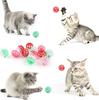 5/10/15pcs Cat Toy Soft Fleece Mouse Cat Toys Funny Playing Toys For Cats With Colorful Feather Plush Mini Mouse Toys Pet Supply