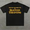 Citazione Film Scritta E Diretta Da Quentin Tarantino Maglietta Grafica Unisex Unisex Cotone Fan Film Vestibilità Larga Magliette Quotidiane Top