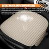 Car Front Seat Cover, Breathable Linen Automotive Seats Cushion, Anti-Slip Vehicle Seat Pad With Storage Pocket, Universal Auto Seats Protection Mat