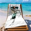 Cristiano Ronaldo Beach Towel Quickdry Soft Microfiber Comfortable Lightweight Suitable For Swimming Gym Camping Yoga Vacation
