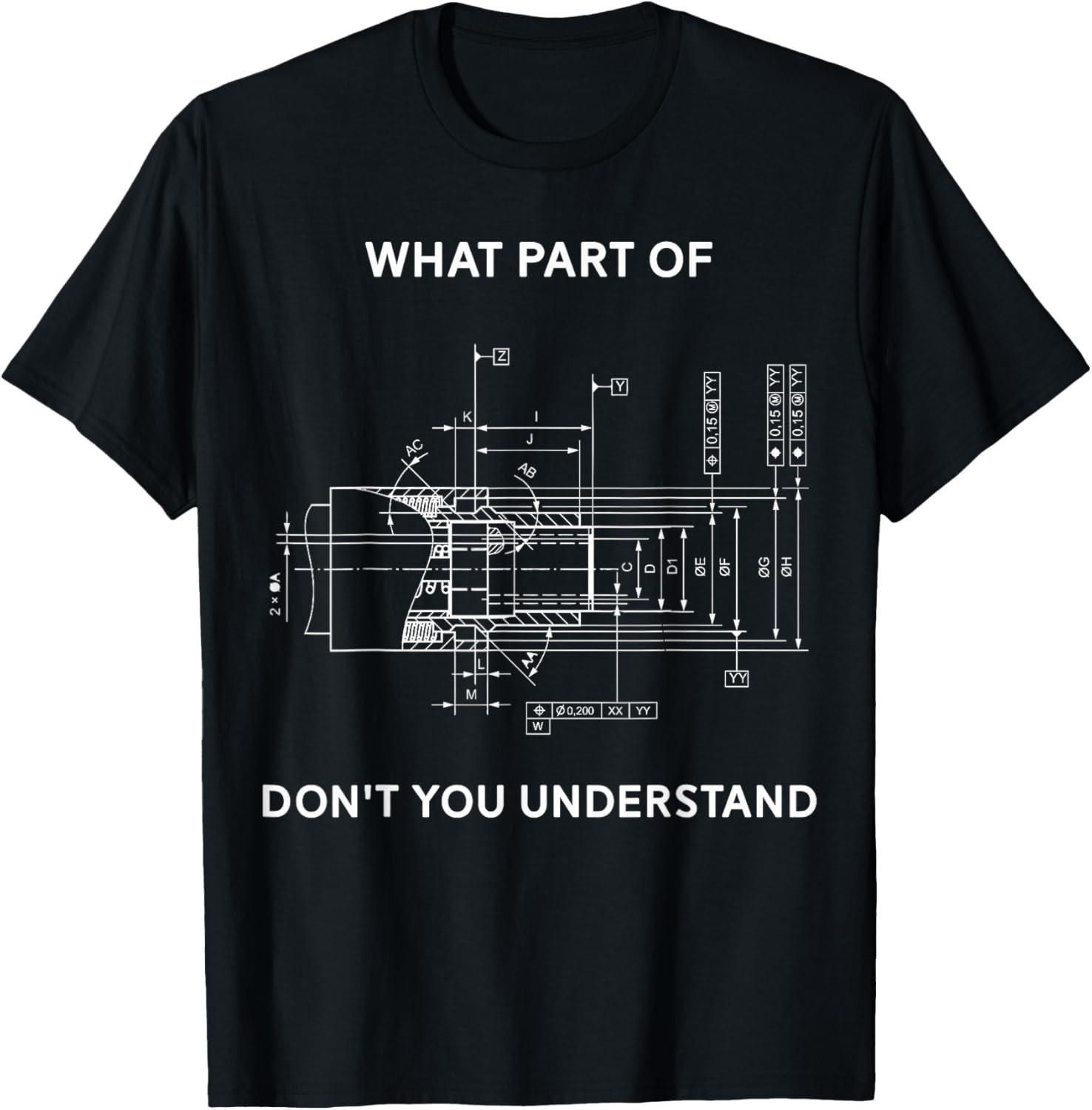 Funny Engineering - Mechanical Engineering Gift Unisex T-Shirt S разноцветный