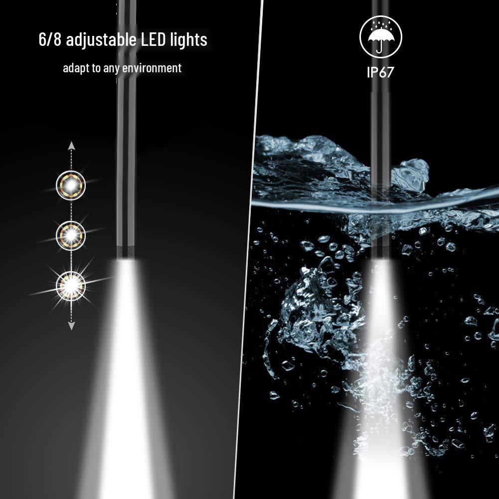 Handheld 1080P HD Pipe Repair Endoscope with 4.3\" Screen and Single/Dual Camera