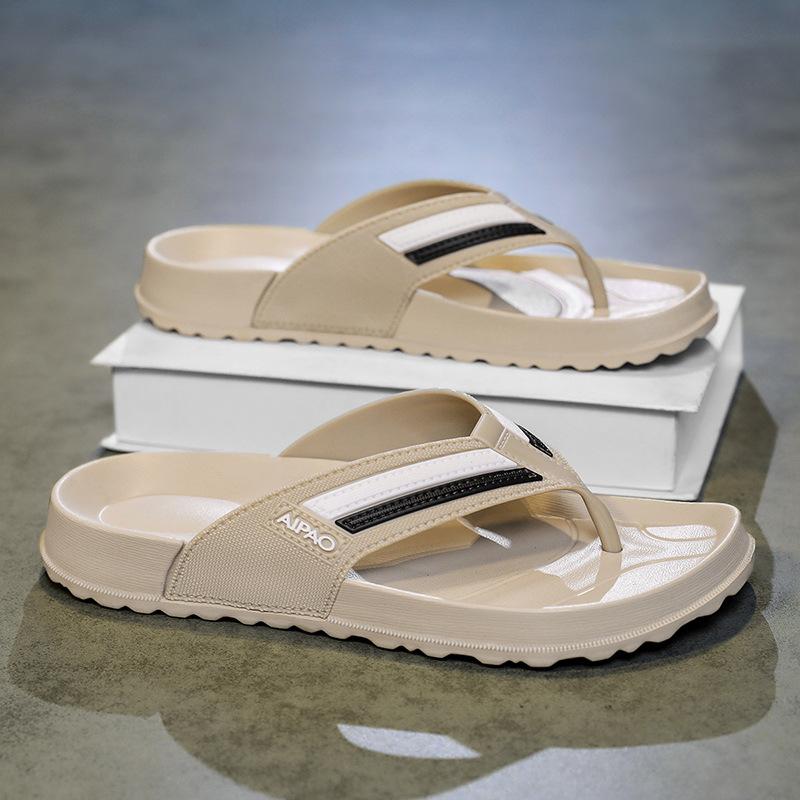 

2025 summer new thin open-toed sandals casual lazy shoes beach shoes flip-flops breathable men s shoes 45