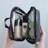 Transparent Mesh Cosmetic Bag Zipper Toiletry Organizer Nylon Makeup Bags Multifunctional Women Cosmetic Storage Pouch Lipstick