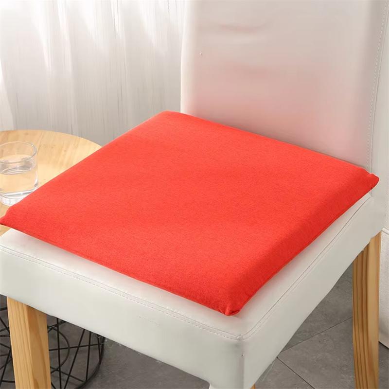 

Solid Color Four Seasons Universal Seat Cushion Living Room Dining Chair Anti-slip Pad Simple Japanese Home Decoration Seat Ma 40x40cm
