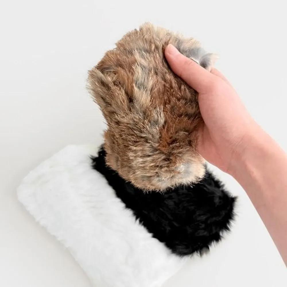 [1+1] Rabbit Fur Hairband 3 Colors