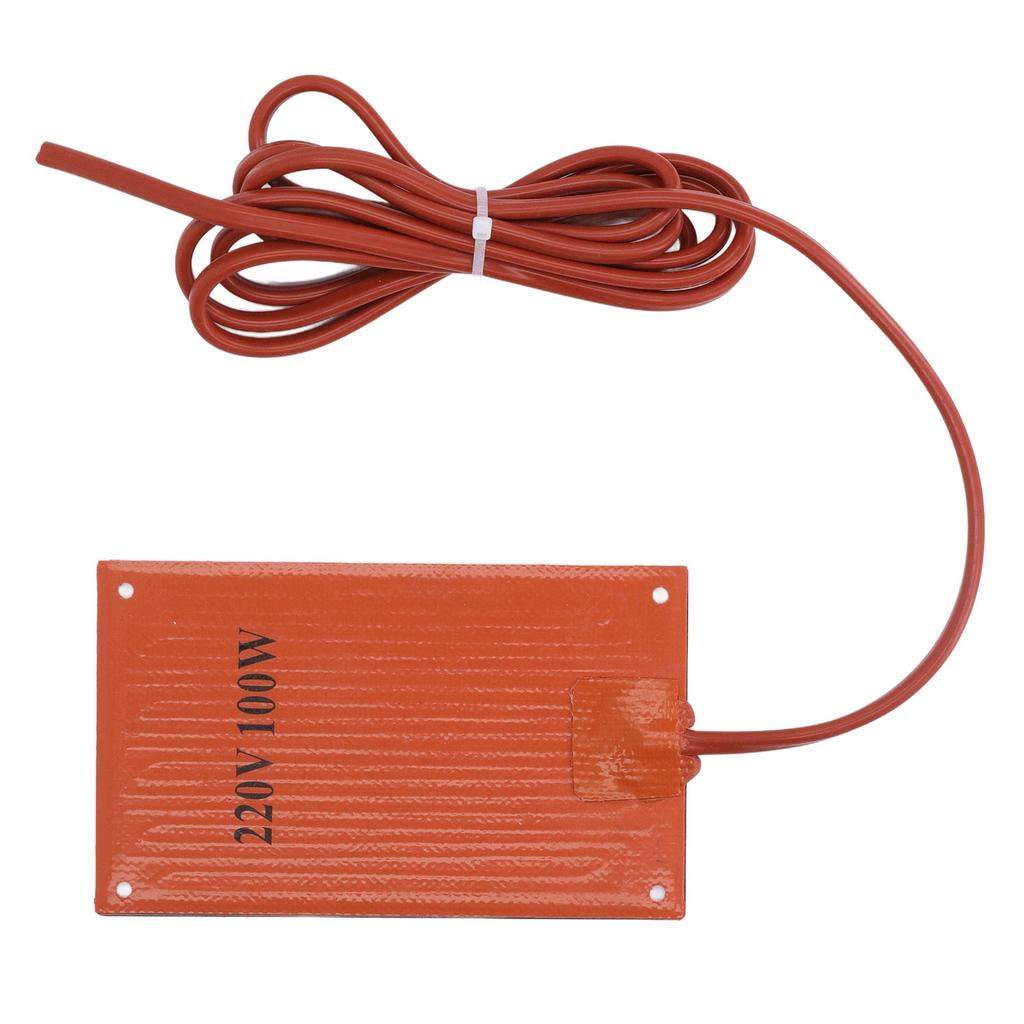 Silicone Rubber Heating Pad Heat Mat Heater 90x150mm AC 220V for Electric Cabinet
