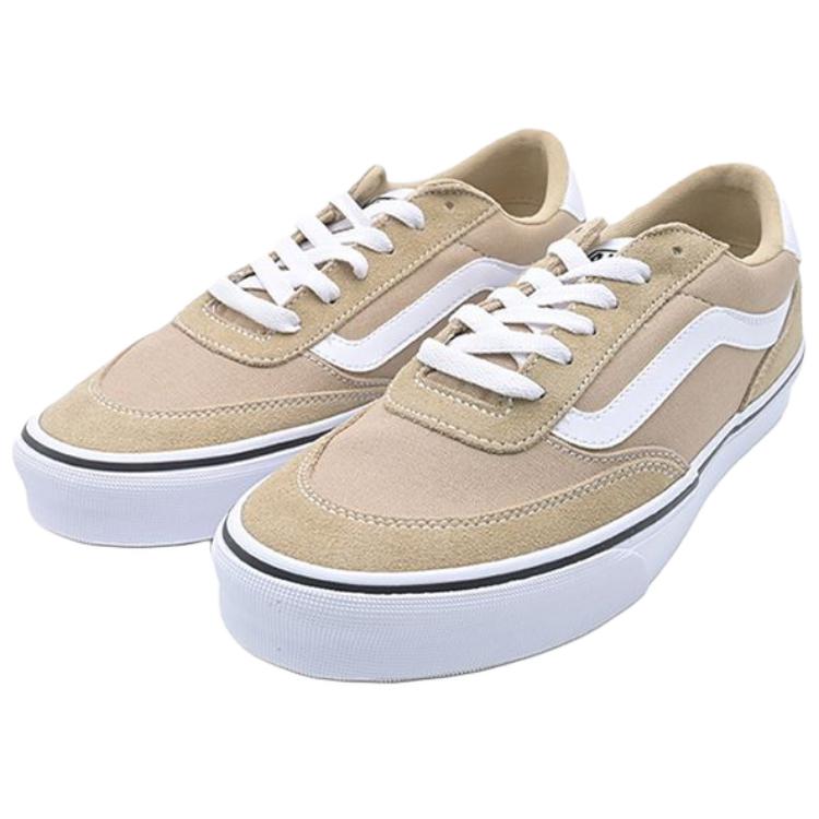 Vans Brooklyn Ls Simple Comfortable Durable Low-Top Skate Shoes Men sneaker Off-White VN000D7Q4MG