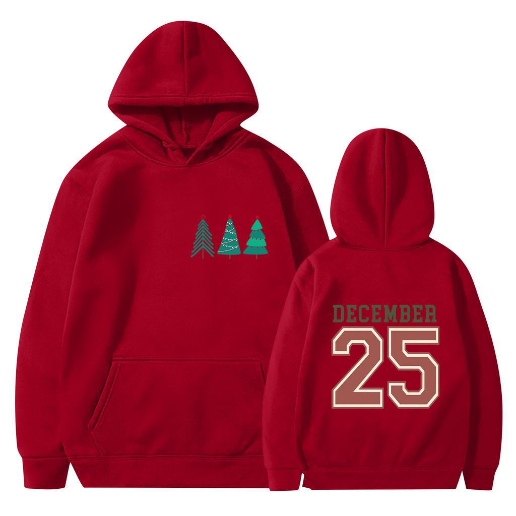 Women's Christmas  Hoodie Funny Cute Christmas Holiday Sweatshirt Pullover