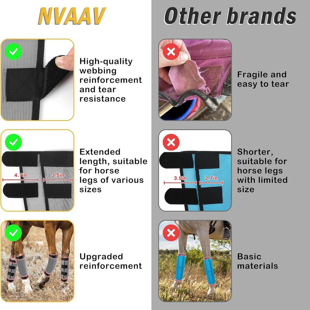 Horse Leg Cover, Horse Protective Gear, Horse Leg Guards, Horse Hoof Guards, Horse Leggings, Mosquito And Fly Proof Riding Boots