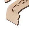 Vintage Quran Folding Stand Wooden Carved Muslim Prayer Book Organizer Bookshelf Collapsable