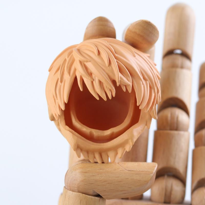 

OB11 Latest Style Head Shell replacement Korean style Plastic Hair Replacement Doll Hair Head Mold Accessories Designed For Obitsu11 OB11