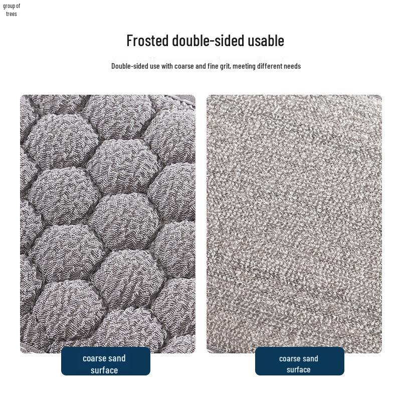 Men's Double-Sided Bath Scrubber, Deep Clean Coarse Grit, Free Shipping