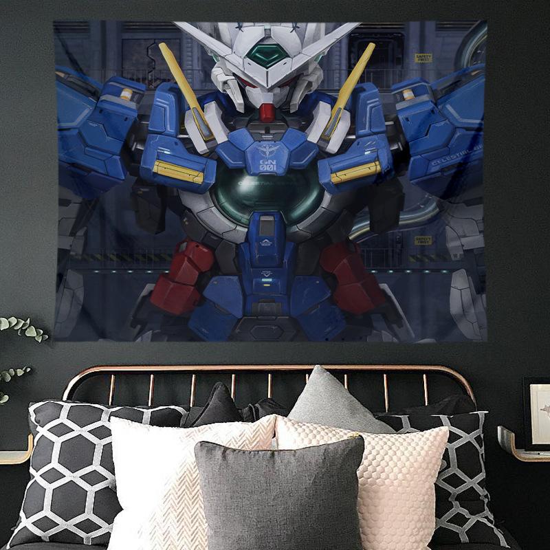 Mobile Suit Gundam Hanging Cloth Anime Background Cloth Bedroom Dormitory Decoration Cloth Wall Cloth Hanging Blanket
